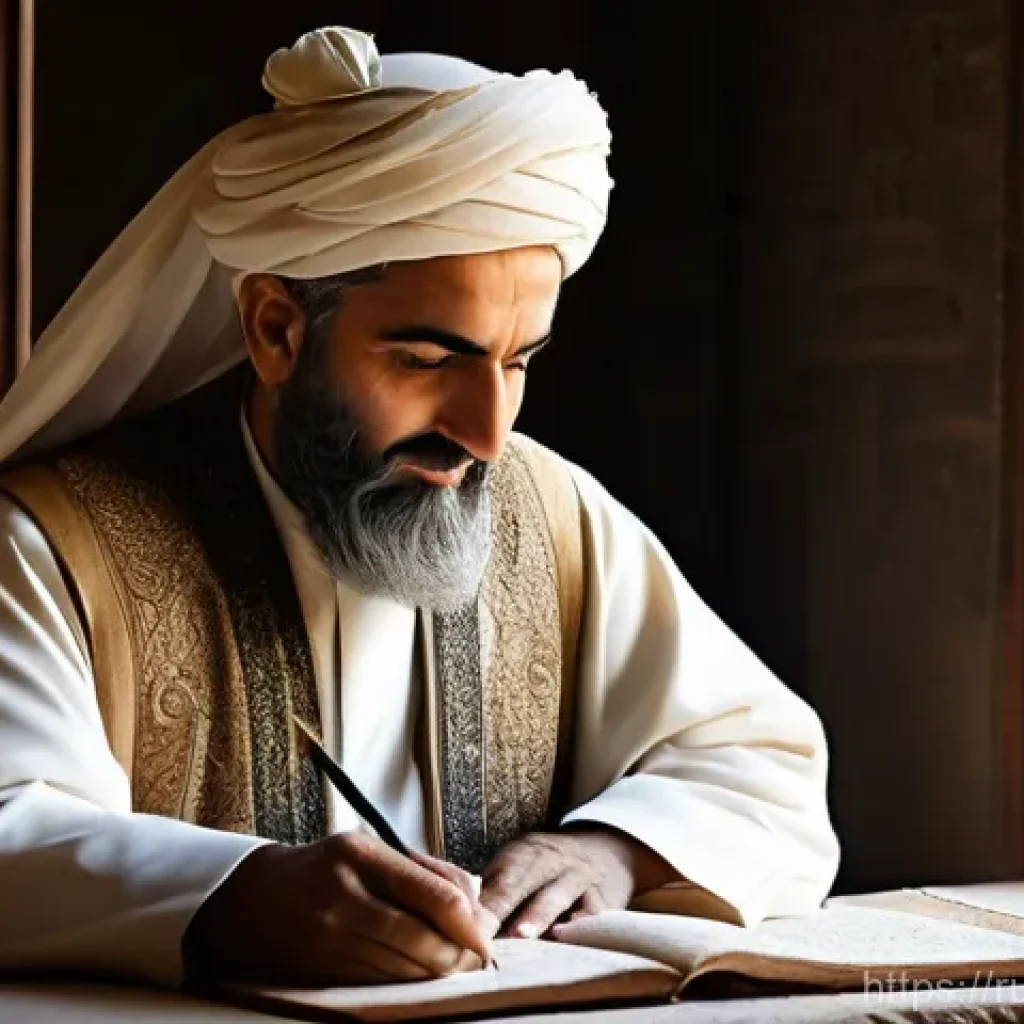 시리아 문학과 유명 작가 - The Syriac Scribe of Edessa**
An ancient Syriac scholar, resembling Ephrem the Syrian, diligently wr...